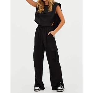 BEACH RIOT gianna pant in shadow satin